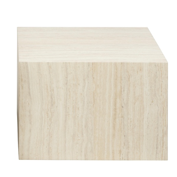 Zestaw 2 stolików kawowych Dice beżowe - ACTONA